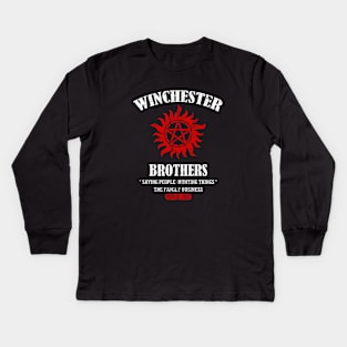 Winchester Brothers Kids Long Sleeve T-Shirt